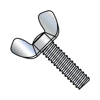 JFAST 3120WA - 5/16-18X1 1/4  Light Series Cold Forged Wing Screw Full Thread Type A Zinc, Case Quantity: 
200