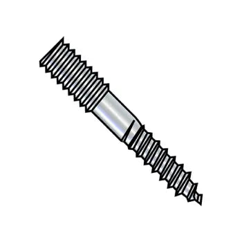 JFAST 1496BH - 1/4-20X6  Hanger Bolt Plain Center Zinc, Case Quantity: 
250