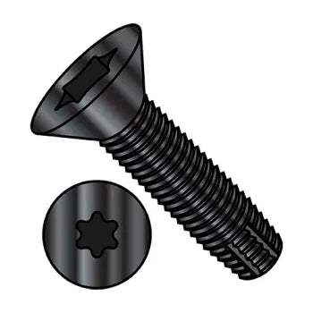 JFAST 3140FTFB - 5/16-18X2 1/2  Six Lobe Flat Floor Board Screw Type F Black Phosphate, Case Quantity: 
600