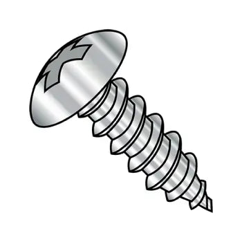 JFAST 0808ABPTC - 8-18X1/2  Phillips Full Contour Truss Self Tapping Screw Type A B Fully Threaded Chrome, Case Quantity: 
7,000