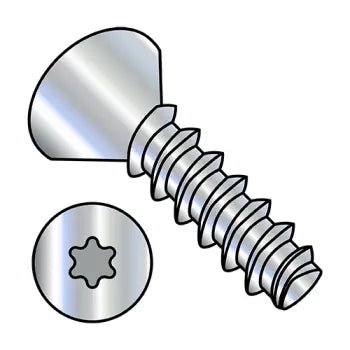 JFAST M2.510LTF4 - M2.5-1.4X10  Metric 6 Lobe Flat Plastite/Fix Alternative 45 Degree Full Thread Zinc and Bake, Case Quantity: 
10,000