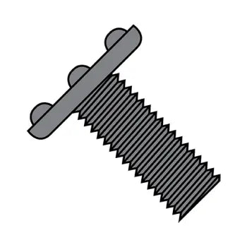 JFAST 1408WT - 1/4-20X1/2  Weld Screw With Nibs Top Of Head F/T Plain, Case Quantity: 
2,000