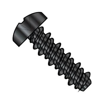 JFAST 1208HPPBZ - 12-16X1/2#10HD  Phillips Pan High Low Screw Fully Threaded Black Zinc and Bake, Case Quantity: 
5,000