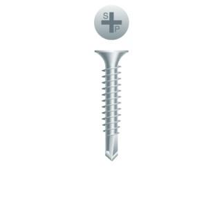 10-16 x 3-1/2 Phillips Bugle Head Self-Drilling Screw Zinc Plated