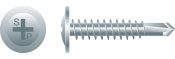 8-18 x 1/2 Phillips Modified Truss Head Self-Drilling Screw Zinc Plated