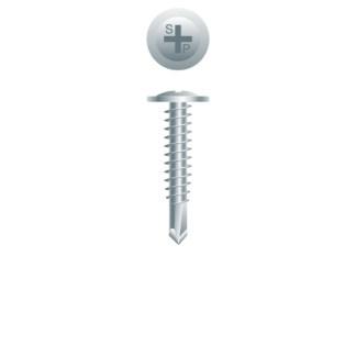 12-14 x 3/4 Phillips Modified Truss Head Self-Drilling Screw Zinc Plated