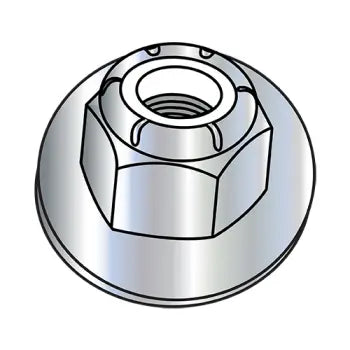 JFAST M10D6926-8 - M10-1.5  Din6926/ISO7043 Metric class 8 Prevail Torque Nylon Insert Hex Flange Lock Nut Z, Case Quantity: 
750