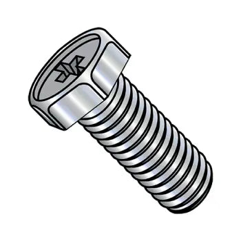 JFAST 1106MPH - 10-32X3/8  Phillips Indented Hex Head Machine Screw Fully Threaded Zinc, Case Quantity: 
9,000