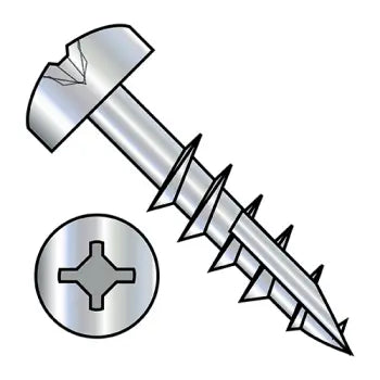 JFAST 0832DXP17D - 8-11X2  Square Phil Drive Pan Deep Thread Wood Screw 2/3 Thread Type 17 Zinc Bake, Case Quantity: 
2,000