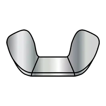 JFAST 37NWCNP - 3/8-16 Cold Forged Wing Nut Nickel, Case Quantity: 
750