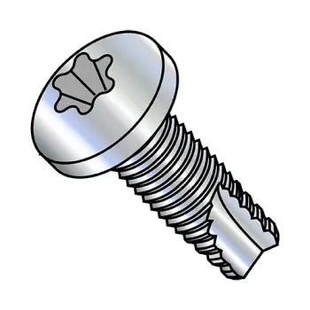 JFAST 31323TP - 5/16-18X2  Six Lobe Pan Thread Cutting Screw Type 23 Fully Threaded Zinc And Bake, Case Quantity: 
1,000