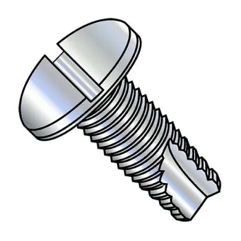 JFAST 04083SP - 4-40X1/2  Slotted Pan Thread Cutting Screw Type 23 Fully Threaded Zinc, Case Quantity: 
10,000