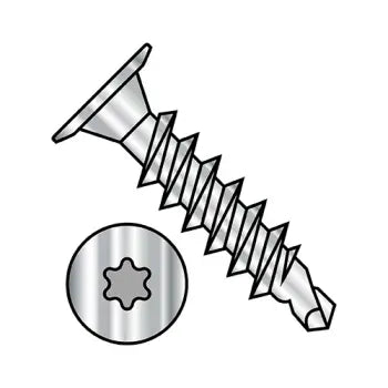 JFAST 1012KWTF188 - 10-16X3/4  6 Lobe Wafer Head Full Thread Self Drilling Screw 18 8 Stainless Steel, Case Quantity: 
2,500