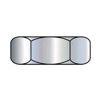 JFAST 15NJ - 1/4-28  Hex Jam Nut Zinc, Case Quantity: 
4,000
