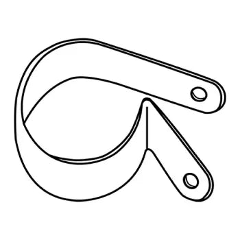 JFAST 375203CCN06 - 3/8X.203X.595  Standard Cable Clamps Nylon, Case Quantity: 
2,500