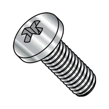 JFAST 1240MPP188 - 12-24X2 1/2  Phillips Pan Machine Screw Fully Threaded 18 8 Stainless Steel, Case Quantity: 
500