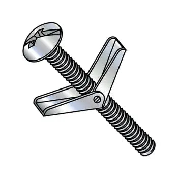 JFAST 1448TBCM - 1/4X3  Combination Mushroom Head Toggle Bolt Zinc, Case Quantity: 
50