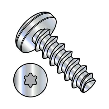 JFAST 1212LTP - 12-11X3/4  6 Lobe Pan Plastite Alternative 48-2 Fully Threaded Zinc Bake And Wax, Case Quantity: 
5,000