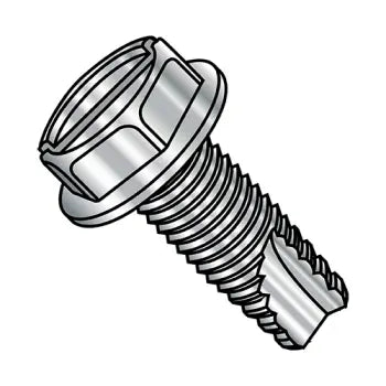 JFAST 10063SW188 - 10-24X3/8  Slotted Indented Hexwasher Thread Cutting Screw Type23 Fully Thrd 18 8 Stainless, Case Quantity: 
4,000