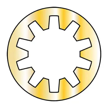 JFAST MS35333-37 - #6  MS35333 Military Internal Tooth Washer Steel Zinc II Plated, Case Quantity: 
10,000