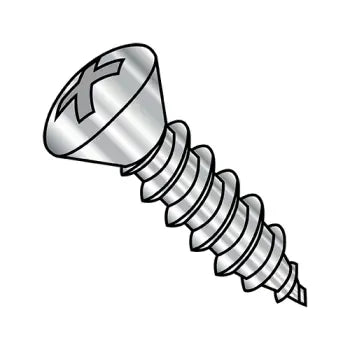 JFAST 1224ABPO188 - 12-14X1 1/2  Phillips Oval Self Tapping Screw Type A B Fully Threaded 18 8 Stainless, Case Quantity: 
1,000