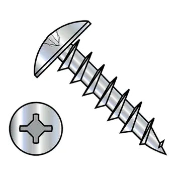 JFAST 0807DXT6 - 8-11X7/16  Square Phillips Drive #6 Truss Head Deep Thread Wood Screw Full Thread Zinc Bake, Case Quantity: 
10,000