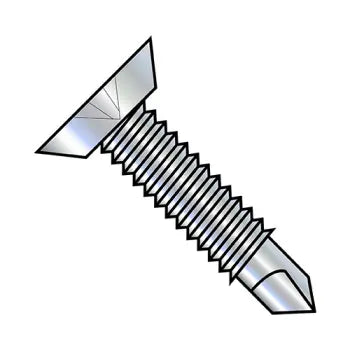 JFAST 1208KPUMS - 12-24 X 1/2 Phillips Flat Undercut Fully Threaded Self Drilling Screws Machine Screw Thread Zinc and Bake, Case Quantity: 
5,000