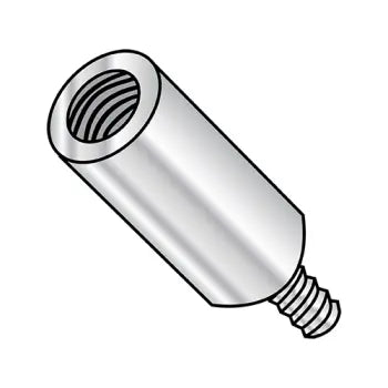 JFAST 101804RMA - 4-40X1 1/8  Three Sixteenths Round Male Female Standoff Aluminum, Case Quantity: 
1,000