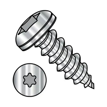 JFAST 1208ATP188 - 12-11X1/2  Six Lobe Pan Self Tapping Screw Type A Fully Threaded 18 8 Stainless Steel, Case Quantity: 
2,000