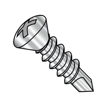 6-20 x 5/8 Phillips Oval Self Drilling Screw Fully Threaded 18-8 Stainless Steel