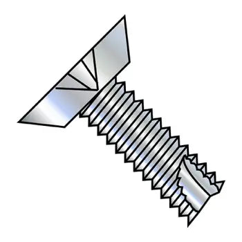 JFAST 11083PU - 10-32X1/2  Phillips Flat Undercut Thread Cutting Screw Type 23 Fully Threaded Zinc And Bake, Case Quantity: 
10,000