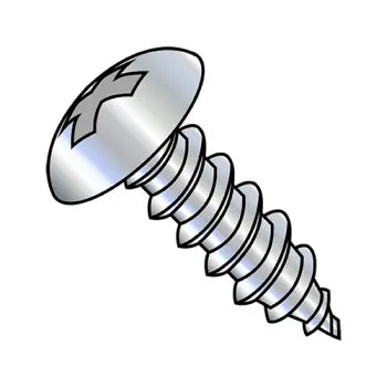 JFAST 1006ABPT - 10-16X3/8  Phill Full Contour Truss Self Tapping Screw Type A B Fully Thread Zinc & Bake, Case Quantity: 
8,000