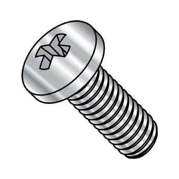 JFAST M38MPP188 - M3-0.5X8  Din 7985 A & ISO 7045 Metric Phillips Pan Machine Screw Full Thread 18 8 S/S, Case Quantity: 
4,000