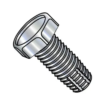 JFAST 3708FH - 3/8-16X1/2  Unslotted Indented Hex Thread Cutting Screw Type F Fully Threaded Zinc, Case Quantity: 
1,000