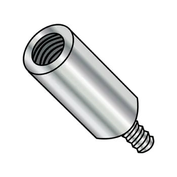 JFAST 141004RMBN - 4-40X5/8  One Quarter Round Male Female Standoff Brass Nickel, Case Quantity: 
500