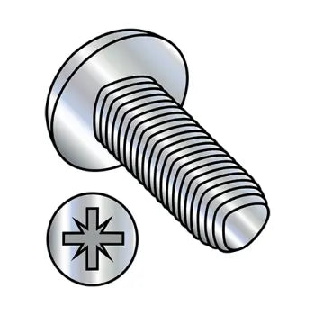 JFAST 0405RZP - 4-40X5/16  Pozi Drive Pan Taptite Alternative Thread Rolling Screw Full Thrd Zinc Bake &Wax, Case Quantity: 
10,000