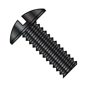 JFAST 1412MSTB - 1/4-20X3/4  Slotted Truss Machine Screw Fully Threaded Black Oxide, Case Quantity: 
3,000