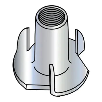 JFAST 0805NT3 - 8-32X5/16  3 Prong Tee Nut Zinc, Case Quantity: 
2,000