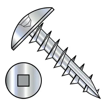 JFAST 0812DQT17 - 8-11X3/4  #2 Square Drive Truss Deep Thread Screw Type 17 Full Thread Zinc Bake, Case Quantity: 
6,000