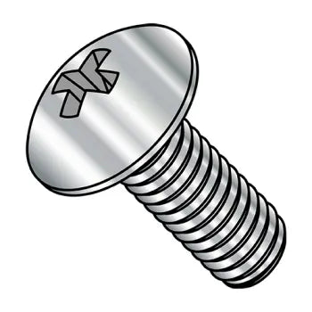 JFAST 1206MPT188 - 12-24X3/8  Phillips Truss Machine Screw Fully Threaded Full Contour 18-8 Stainless Steel, Case Quantity: 
2,000