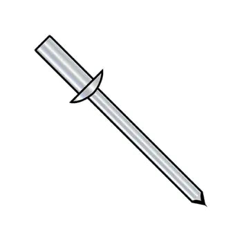 3/16 x 0.50- 0.62 Closed End Steel Rivet With Steel Mandrel