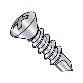 JFAST 1232KPO - 12-14X2  Phillips Oval Self Drilling Screw Full Thread Zinc and Bake, Case Quantity: 
1,500