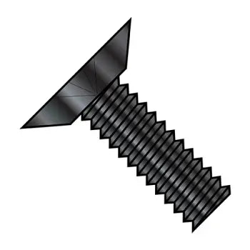 JFAST 1224MPUB - 12-24X1 1/2  Phillips Flat Undercut Machine Screw Fully Threaded Black Oxide, Case Quantity: 
2,500