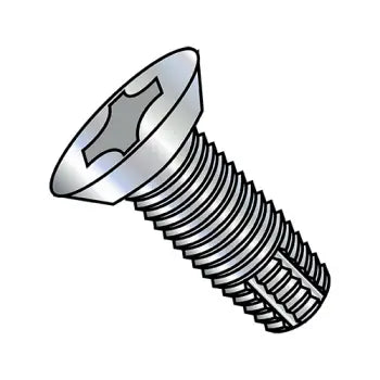 JFAST 1010FPU - 10-24X5/8  Phillips Flat Undercut Thread Cutting Screw Type F Fully Threaded Zinc, Case Quantity: 
8,000