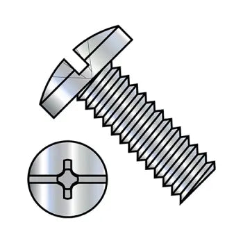 JFAST 1106MCB - 10-32X3/8  Combination Slot/Phil Binding Undercut Machine Screw Full Threaded Zinc, Case Quantity: 
8,000