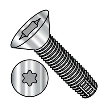 JFAST 1424FTF188 - 1/4-20X1 1/2  Six Lobe Flat Thread Cutting Screw Type F Fully Threaded 18 8 Stainless Steel, Case Quantity: 
1,000
