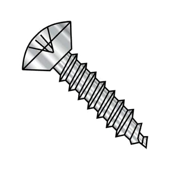 JFAST 1208APOU188 - 12-11X1/2  Phillips Oval Undercut Self Tapping Screw F/T Type A 18 8 Stainless Steel, Case Quantity: 
2,000