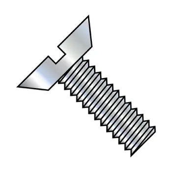JFAST 0604MSU - 6-32X1/4  Slotted Flat Undercut Machine Screw Fully Threaded Zinc, Case Quantity: 
10,000