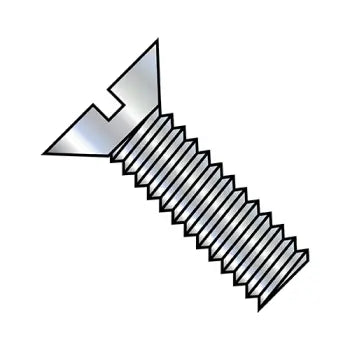 JFAST 1240MSF - 12-24X2 1/2  Slotted Flat Machine Screw Fully Threaded Zinc, Case Quantity: 
1,000