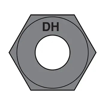 JFAST 87A563DH - 7/8-9  Heavy Hex Structural Nuts A 563 D H Plain USA, Case Quantity: 
75